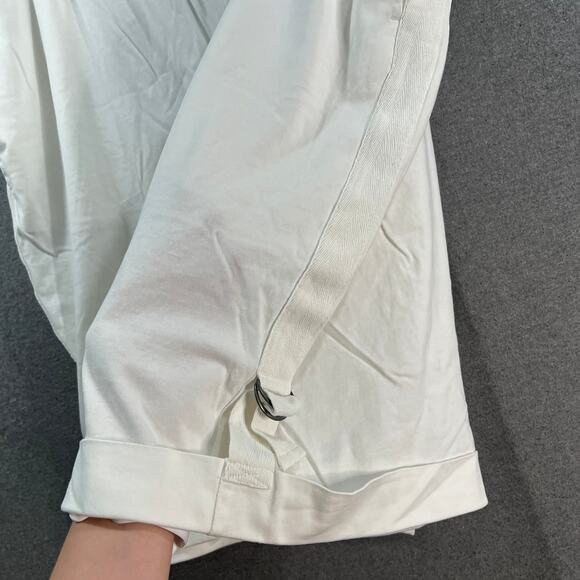 Susan Graver Weekend Regular Cotton Bermuda Shorts w/D-Ring D White, Size 2X - Picture 9 of 11